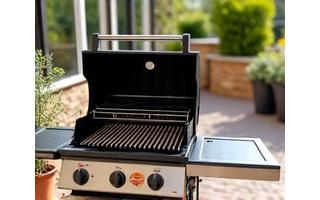 Cleaned and functioning grill after maintenance.