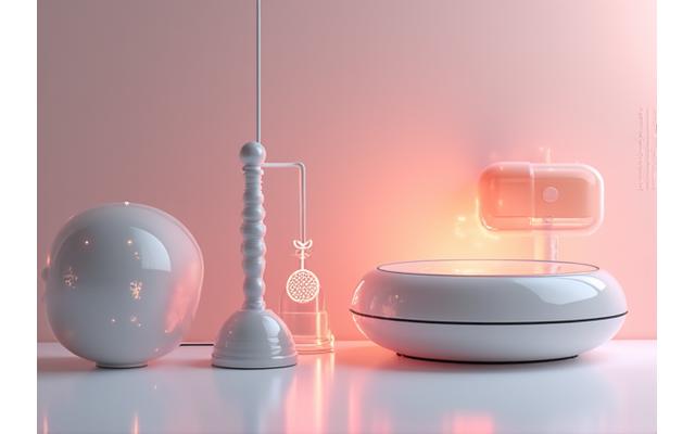Smart home hub interacting with a grill icon